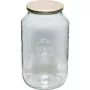 WECK borcan cu margine rotundă 3L cu capac din lemn