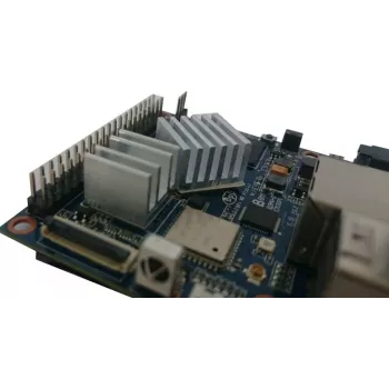 Set de radiatoare din aluminiu ALLNET 2 bucăți cu adeziv termoconductor universal pentru Raspberry Pi FriendlyElec