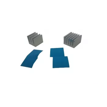 Set de radiatoare din aluminiu ALLNET 2 bucăți cu adeziv termoconductor universal pentru Raspberry Pi FriendlyElec