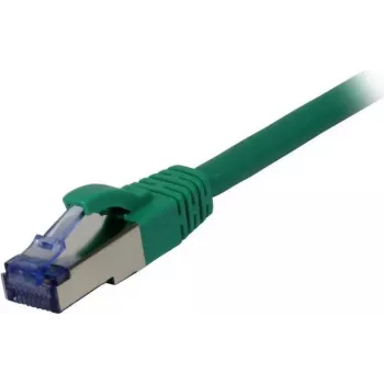 SYNERGY21 Cablu patch RJ45 CAT6A 500MHz 10m verde S-STP S/FTP testat pe componente AWG26