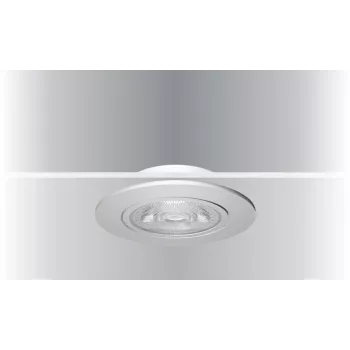 Spot LED de încastrare în tavan Synergy 21 Helios, alb, rotund, orientabil, alb cald