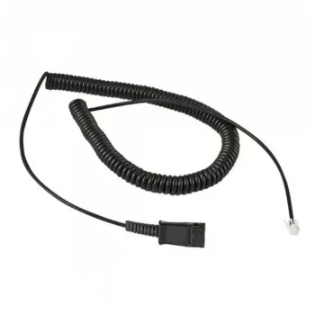 Cablu adaptor pentru headset ALLNET Plusonic Plantronics QD la RJ9 negru 0,6m (100-002-PA)