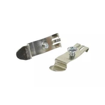 Clemă de montare pe șină DIN pentru keystone SYNERGY 21, universală, tip cu șurub, metal, 1 pereche (S216385)