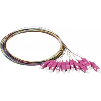 Pigtail fibră optică Synergy 21 S215524 SC OM4 2m 12 bucăți colorate