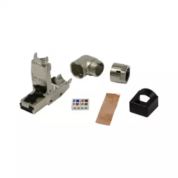 Ștecher RJ45 SYNERGY21 conectorizabil pe teren fără unelte Cat.6A ecranat drept/în unghi (S216569)