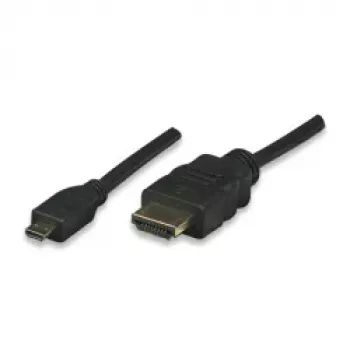 Cablu ALLNET HDMI la Micro HDMI 1m 4K/60Hz negru (ALL-HDMI-Micro-1m)