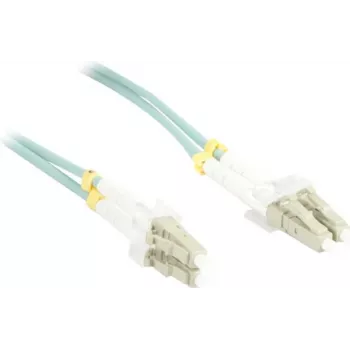 Cablu patch fibră optică SYNERGY21 15m OM3 LC-SC duplex LSZH albastru