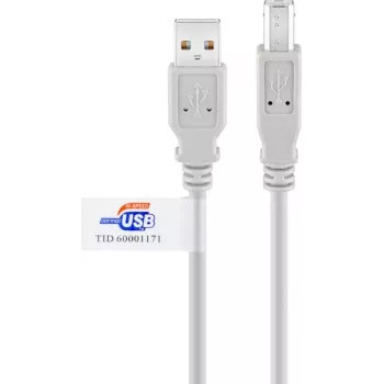 Cablu USB 2.0 Goobay 2m gri