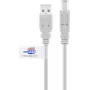 Cablu USB 2.0 Goobay 2m gri