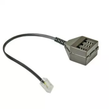 Adaptor telefonic ROLINE Secomp RJ-45 (M) la TAE-NFN (F) negru