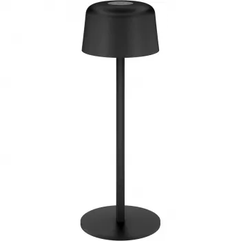 Lampă de masă LED wireless GOOBAY, mărimea S, 25 cm, neagră