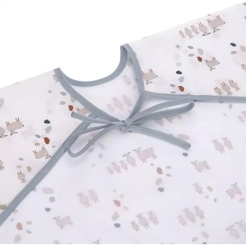 Set bavete cu mânecă lungă Lassig Tiny Farmer Sheep 6m+