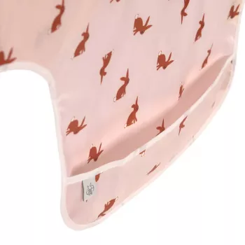 Set bavete cu mâneci lungi Lassig Little Forest Bunny 6m+