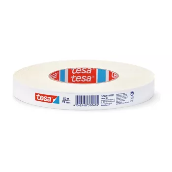Bandă textilă Tesa albă 19,0 mm x 50,0 m 1 rolă