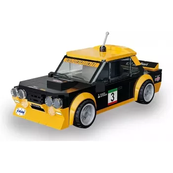 Set de construcție Jamara CaDA Fiat Abarth 131 1:24 negru (402921)