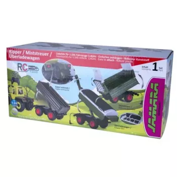 Remorcă de transbordare verde Jamara pentru tractor RC MB-trac 1000 1:24S (423268)