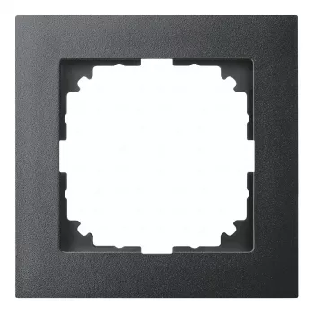 Ramă Merten M-Pure 1 post, negru mat, MEG4010-3603