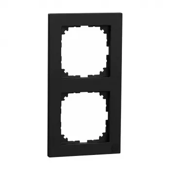 Ramă Merten M-Pure 2 posturi negru mat MEG4020-3603