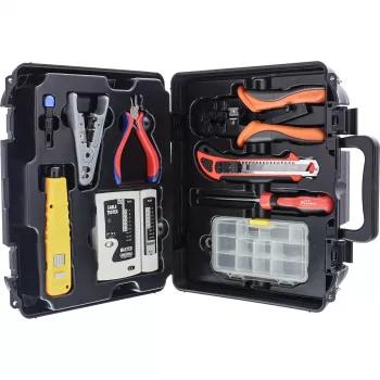 Kit de instalare rețea Goldtool Network Basic LAN cu tester