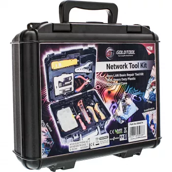 Kit de instalare rețea Goldtool Network Basic LAN cu tester