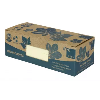 Notițe adezive inFO 5653-11box 50x40mm galben 12 blocuri/pachet