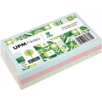 Notițe adezive UPM Notes 5655-20PG-3 pastel 125x75mm 100 file asortate 3 blocuri