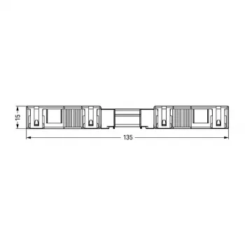 WAGO 770-113 conector tată drept, 2 poli, 250 V, negru, WINSTA MINI