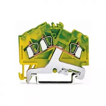 Bornă de împământare WAGO 280-637 cu 3 conductoare, 2,5 mm²