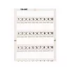 Card de marcare WAGO 793-5502 WMB, imprimat, alb