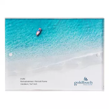 Ramă foto simplă Goldbuch Pure din sticlă acrilică transparentă 13 x 18 cm dreptunghiulară 180 mm