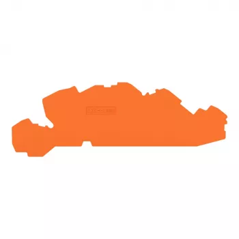 WAGO 2005-7692 End Plate / Cover - Orange