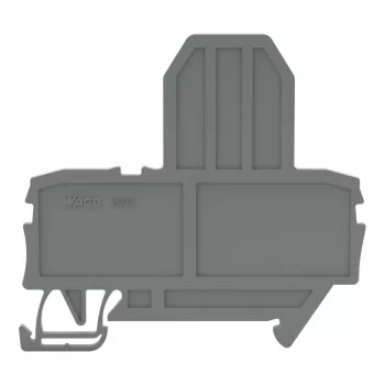 WAGO 2002-991 End Plate, Grey, 2 mm, 67 mm, 57.2 mm, TOPJOB S