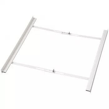 Set universal de suprapunere HAMA pentru mașini de spălat cu încărcare frontală și uscătoare, alb, 60 cm, raft glisant, capacitate de încărcare 10 kg