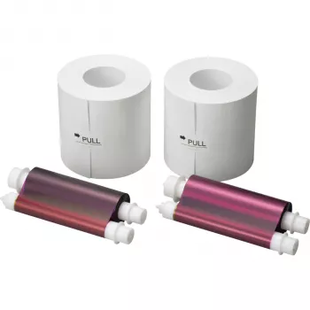 Set panglică și hârtie Mitsubishi CK-D746, 10x15 cm, 2 x 400 imprimări, pentru CP-D70DW/CP-D707DW