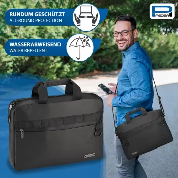 PEDEA Clutch pentru notebook 17,3 inch (43,9 cm) - Negru