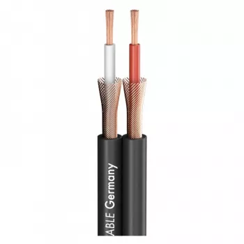 Cablu audio stereo Kindermann - la metru - negru