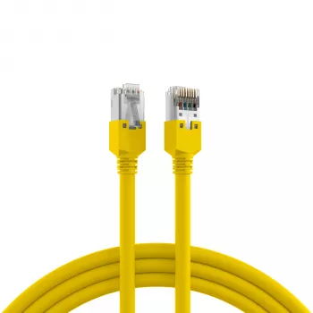 EFB Elektronik Cablu patch RJ45 Cat.5e SF/UTP LSZH Draka UC300 TM11 galben 15m