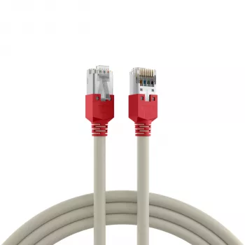 EFB Elektronik Cablu patch RJ45 Cat.5e F/UTP LSZH Draka UC300 TM11rt crossover gri 0,5m