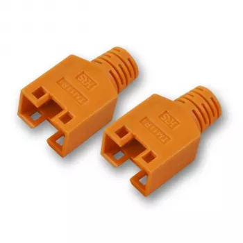 Manșoane de protecție anti-agățare EFB Elektronik - manșoane pentru cablu de rețea - Galben (pachet de 100)