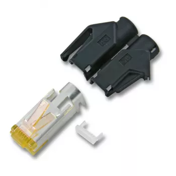 Conector RJ45 Hirose EFB Electronics STP TM31 negru 100 bucăți 3 elemente Cat.6A