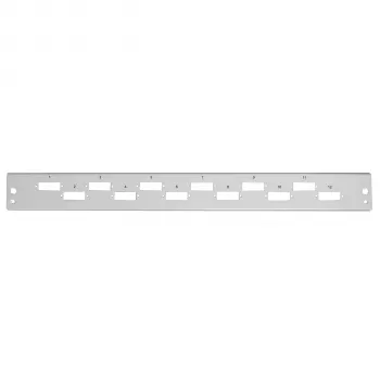 Panou frontal EFB Elektronik 12 x SC Duplex / LC Quad, vertical, gri