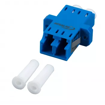 Cuplor EFB Electronics LC-Duplex OM4 din plastic, carcasă violet, dintr-o singură piesă, SC-Simplex