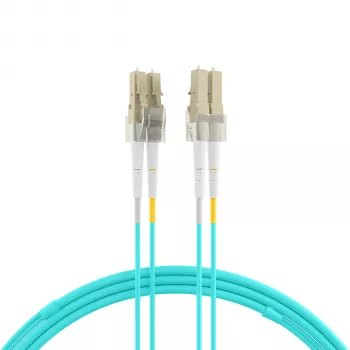 EFB Elektronik IPL-DF-LCULCU-3-1000 Cablu patch fibră optică, 10 m, OM3, LC/UPC la LC/UPC, Duplex, LSZH, Aqua