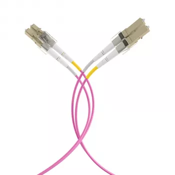 EFB Elektronik IPL-DF-LCULCU-4-0050 Cablu patch fibră optică, 0,5 m, OM4, LC Duplex, Aqua