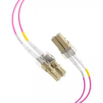 EFB Elektronik IPL-DF-LCULCU-4-0050 Cablu patch fibră optică, 0,5 m, OM4, LC Duplex, Aqua