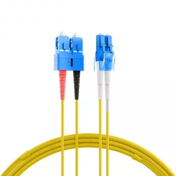 EFB Elektronik IPL-DF-LCUSCU-2-0100 - 1 m - OS2 - LC - SC Cablu patch fibră optică Duplex