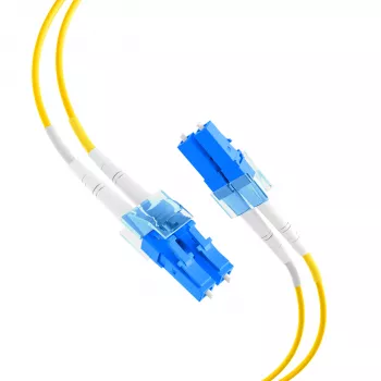EFB Elektronik IPL-DR-LCULCU-2-1000 Cablu patch fibră optică, OS2, LC Duplex la LC Duplex, 10 m, LSZH, Galben