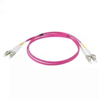EFB Elektronik IPL-DR-LCULCU-4-0050 Cablu patch fibră optică, 0,5 m, OM4, LC/UPC Duplex, Aqua