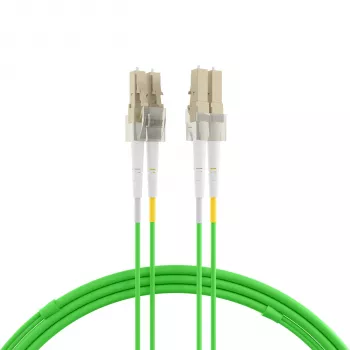 EFB Elektronik IPL-DR-LCULCU-5-0500 Cablu patch fibră optică, OM5, LC/UPC la LC/UPC, 5 m, LSZH, Verde lime