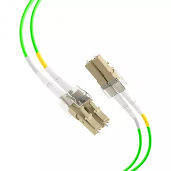EFB Elektronik Jumper Duplex LC-LC 50/125µm OM5 LSZH Verde lime 2,0mm 7,5m
